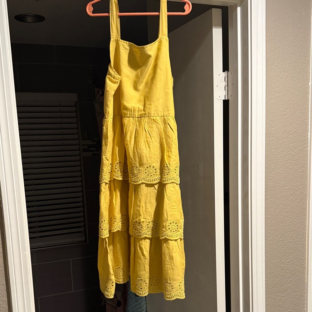 Yellow Tiered Sundress